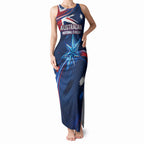 Proud To Be Australian Tank Maxi Dress Australia Flag Day Waving Commonwealth Star