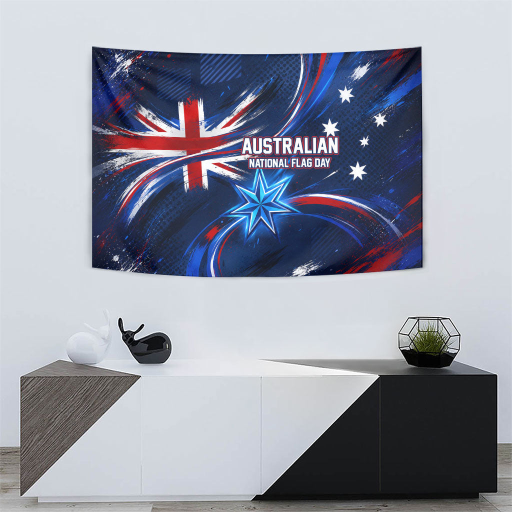 Proud To Be Australian Tapestry Australia Flag Day Waving Commonwealth Star