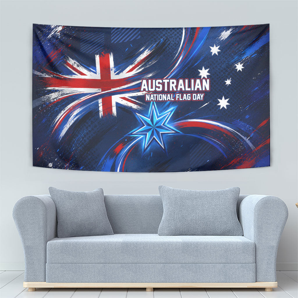 Proud To Be Australian Tapestry Australia Flag Day Waving Commonwealth Star