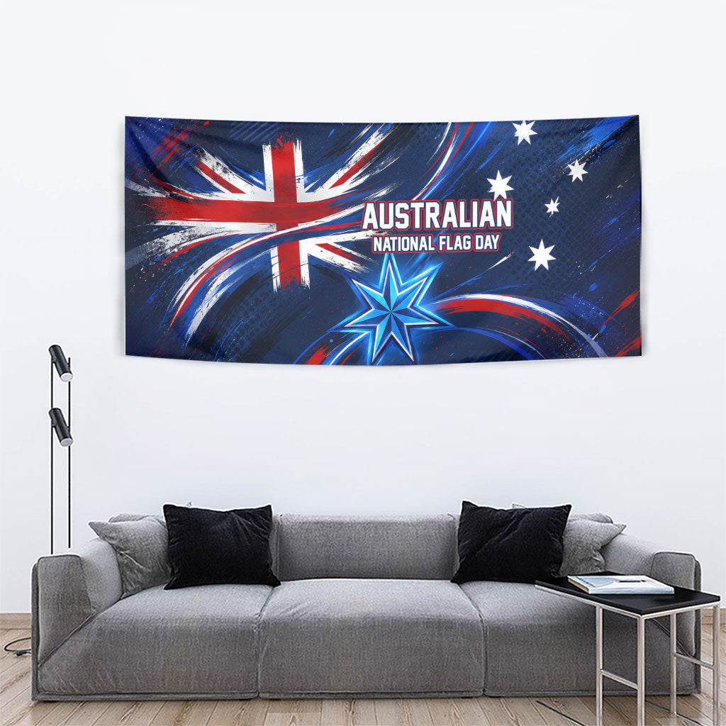 Proud To Be Australian Tapestry Australia Flag Day Waving Commonwealth Star