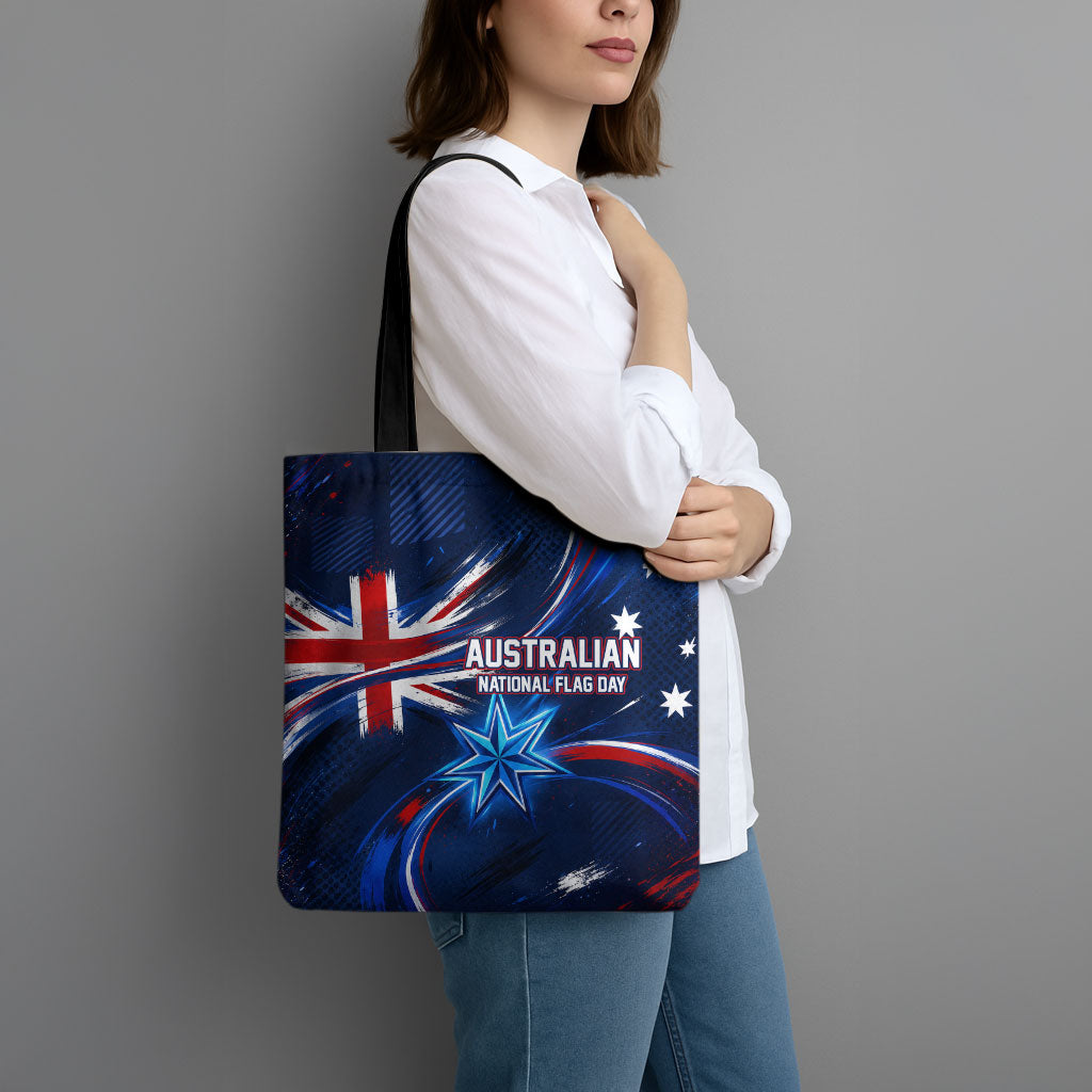 Proud To Be Australian Tote Bag Australia Flag Day Waving Commonwealth Star