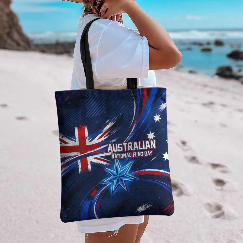 Proud To Be Australian Tote Bag Australia Flag Day Waving Commonwealth Star