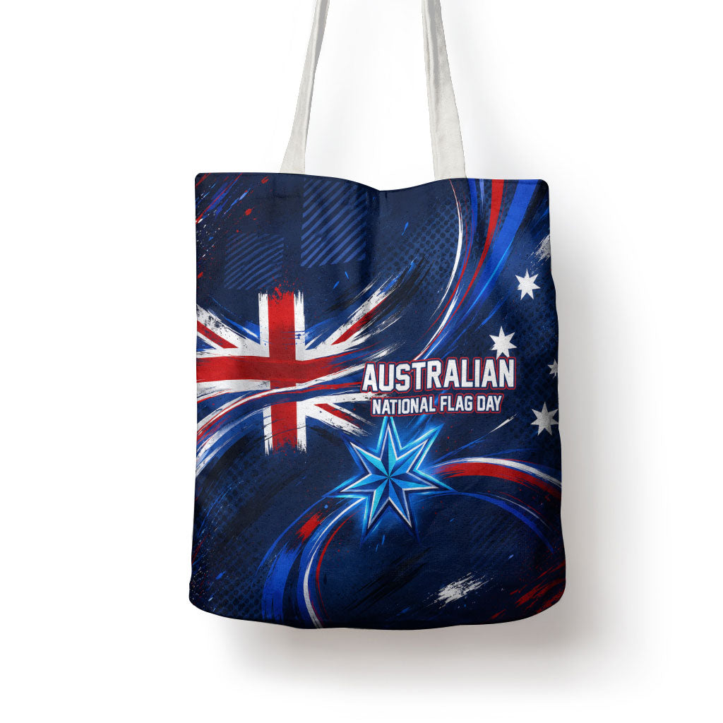 Proud To Be Australian Tote Bag Australia Flag Day Waving Commonwealth Star