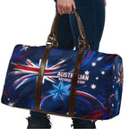 Proud To Be Australian Travel Bag Australia Flag Day Waving Commonwealth Star