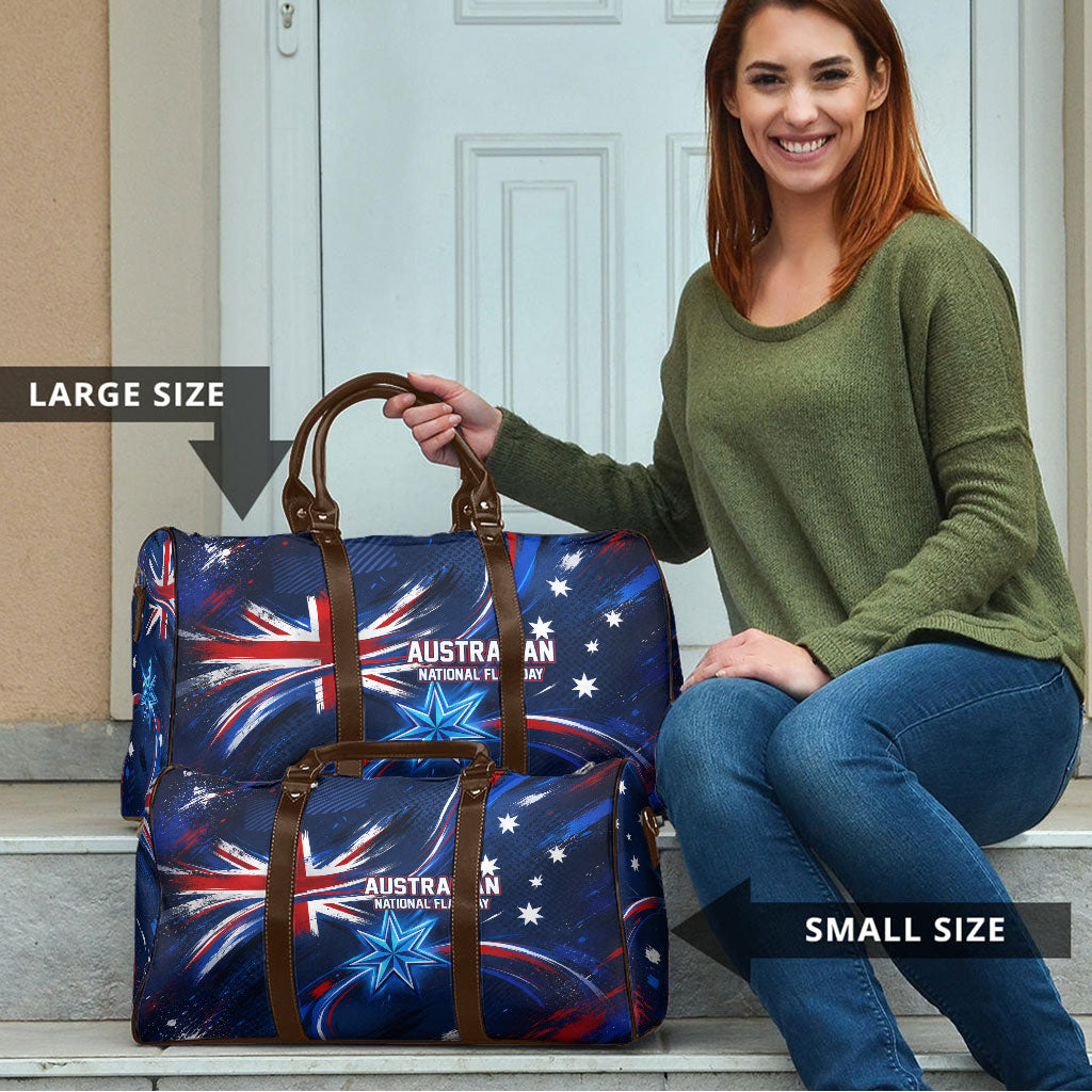 Proud To Be Australian Travel Bag Australia Flag Day Waving Commonwealth Star