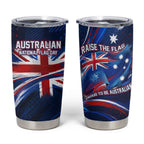 Proud To Be Australian Tumbler Cup Australia Flag Day Waving Commonwealth Star