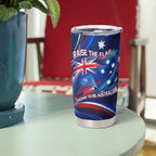 Proud To Be Australian Tumbler Cup Australia Flag Day Waving Commonwealth Star