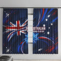 Proud To Be Australian Window Curtain Australia Flag Day Waving Commonwealth Star