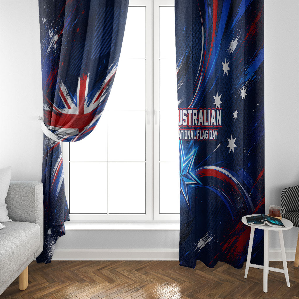 Proud To Be Australian Window Curtain Australia Flag Day Waving Commonwealth Star
