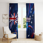 Proud To Be Australian Window Curtain Australia Flag Day Waving Commonwealth Star