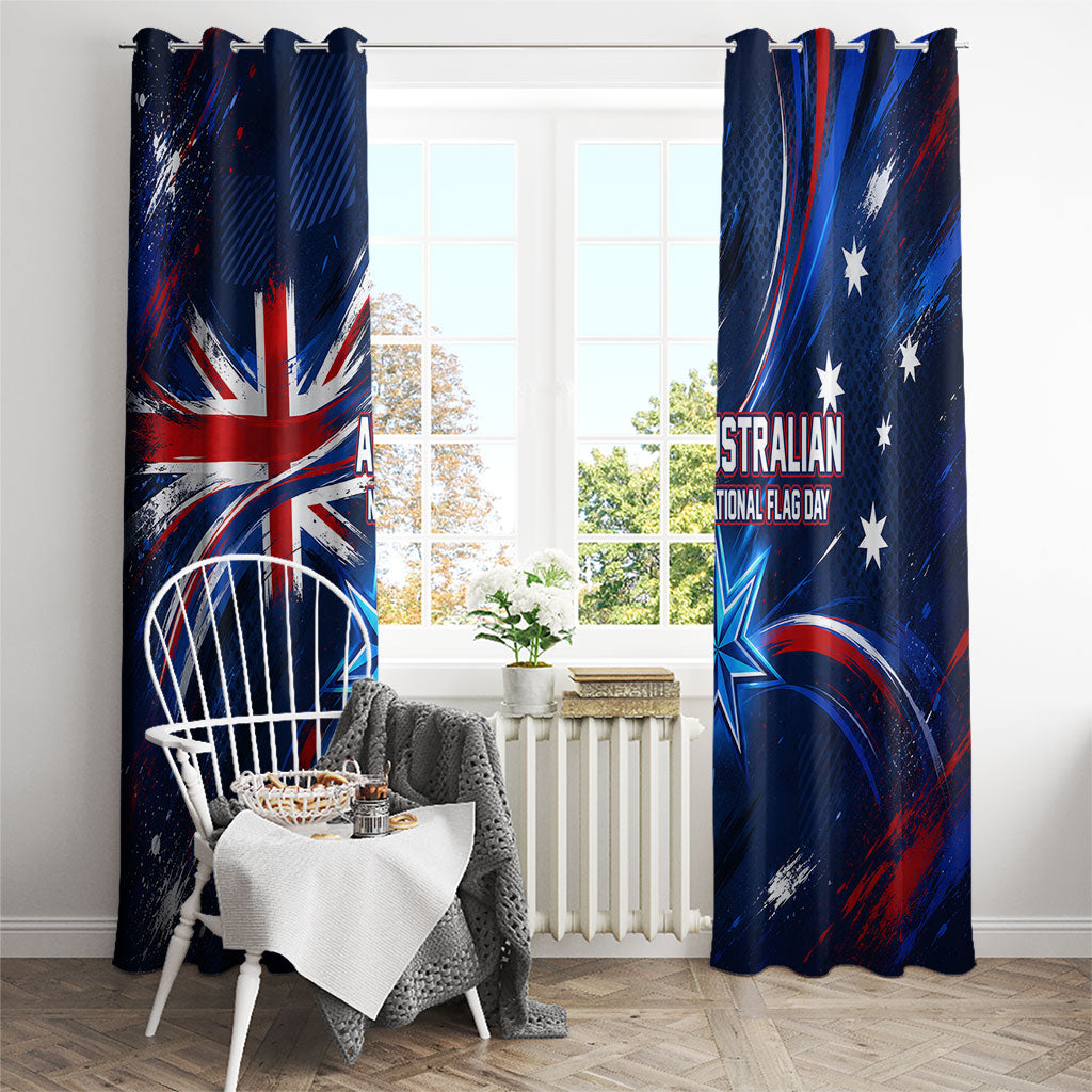 Proud To Be Australian Window Curtain Australia Flag Day Waving Commonwealth Star