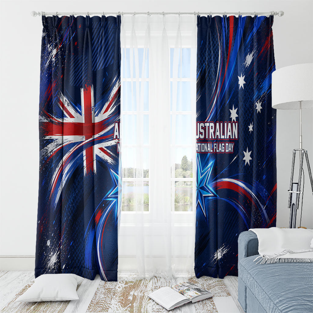 Proud To Be Australian Window Curtain Australia Flag Day Waving Commonwealth Star