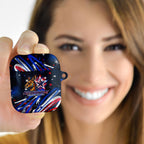 Australian National Flag Day AirPods Case Kangaroo Mascot and Country Map