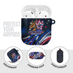 Australian National Flag Day AirPods Case Kangaroo Mascot and Country Map