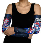 Australian National Flag Day Arm Sleeves Kangaroo Mascot and Country Map
