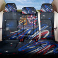 Australian National Flag Day Back Car Seat Cover Kangaroo Mascot and Country Map
