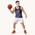 Australian National Flag Day Basketball Jersey Kangaroo Mascot and Country Map