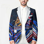 Australian National Flag Day Blazer Kangaroo Mascot and Country Map