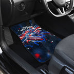 Australian National Flag Day Car Mats Kangaroo Mascot and Country Map