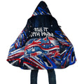 Australian National Flag Day Cloak Kangaroo Mascot and Country Map