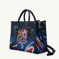 Australian National Flag Day Leather Bag Kangaroo Mascot and Country Map