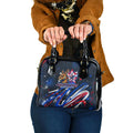 Australian National Flag Day Shoulder Handbag Kangaroo Mascot and Country Map