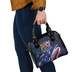 Australian National Flag Day Shoulder Handbag Kangaroo Mascot and Country Map