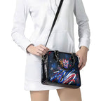 Australian National Flag Day Shoulder Handbag Kangaroo Mascot and Country Map
