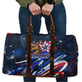 Australian National Flag Day Travel Bag Kangaroo Mascot and Country Map