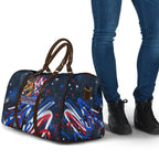 Australian National Flag Day Travel Bag Kangaroo Mascot and Country Map