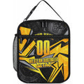 Personalised Western Australia Oztag Swan Lunch Bag Black Gold Geometric Swan Aboriginal