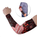 Gold Coast Suns ANZAC Day Arm Sleeves Indigenous Dot Art with Poppy Flower Tribute