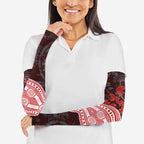 Gold Coast Suns ANZAC Day Arm Sleeves Indigenous Dot Art with Poppy Flower Tribute