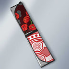 Gold Coast Suns ANZAC Day Auto Sun Shade Indigenous Dot Art with Poppy Flower Tribute
