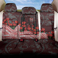 Gold Coast Suns ANZAC Day Back Car Seat Cover Indigenous Dot Art with Poppy Flower Tribute