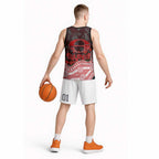 Gold Coast Suns ANZAC Day Basketball Jersey Indigenous Dot Art with Poppy Flower Tribute