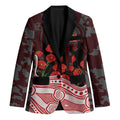 Gold Coast Suns ANZAC Day Blazer Indigenous Dot Art with Poppy Flower Tribute