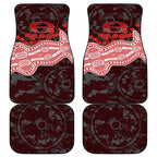 Gold Coast Suns ANZAC Day Car Mats Indigenous Dot Art with Poppy Flower Tribute