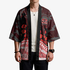 Gold Coast Suns ANZAC Day Kimono Indigenous Dot Art with Poppy Flower Tribute