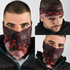 Gold Coast Suns ANZAC Day Neck Gaiter Indigenous Dot Art with Poppy Flower Tribute