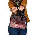 Gold Coast Suns ANZAC Day Shoulder Handbag Indigenous Dot Art with Poppy Flower Tribute