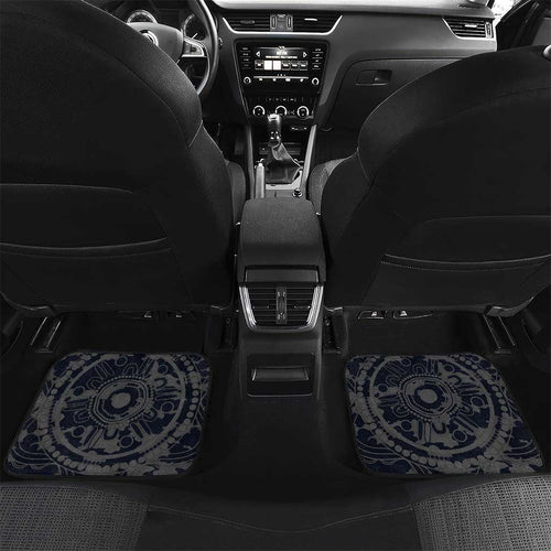 Geelong Cats ANZAC Day Car Mats Indigenous Dot Art with Poppy Flower Tribute