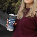Geelong Cats ANZAC Day Tumbler Cup Indigenous Dot Art with Poppy Flower Tribute