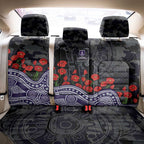 Fremantle Dockers ANZAC Day Back Car Seat Cover Indigenous Dot Art with Poppy Flower Tribute