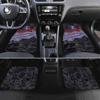 Fremantle Dockers ANZAC Day Car Mats Indigenous Dot Art with Poppy Flower Tribute