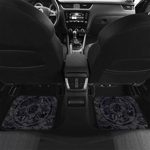 Fremantle Dockers ANZAC Day Car Mats Indigenous Dot Art with Poppy Flower Tribute