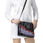 Fremantle Dockers ANZAC Day Shoulder Handbag Indigenous Dot Art with Poppy Flower Tribute