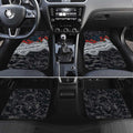 Carlton Blues ANZAC Day Car Mats Indigenous Dot Art with Poppy Flower Tribute
