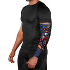 Personalized Adelaide Crows Mascot Arm Sleeves Aboriginal Dot Art Style Vibrant Indigenous Pattern Design