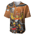 Personalized Giants Football Mascot Baseball Jersey Aboriginal Dot Art Style Vibrant Indigenous Pattern Design
